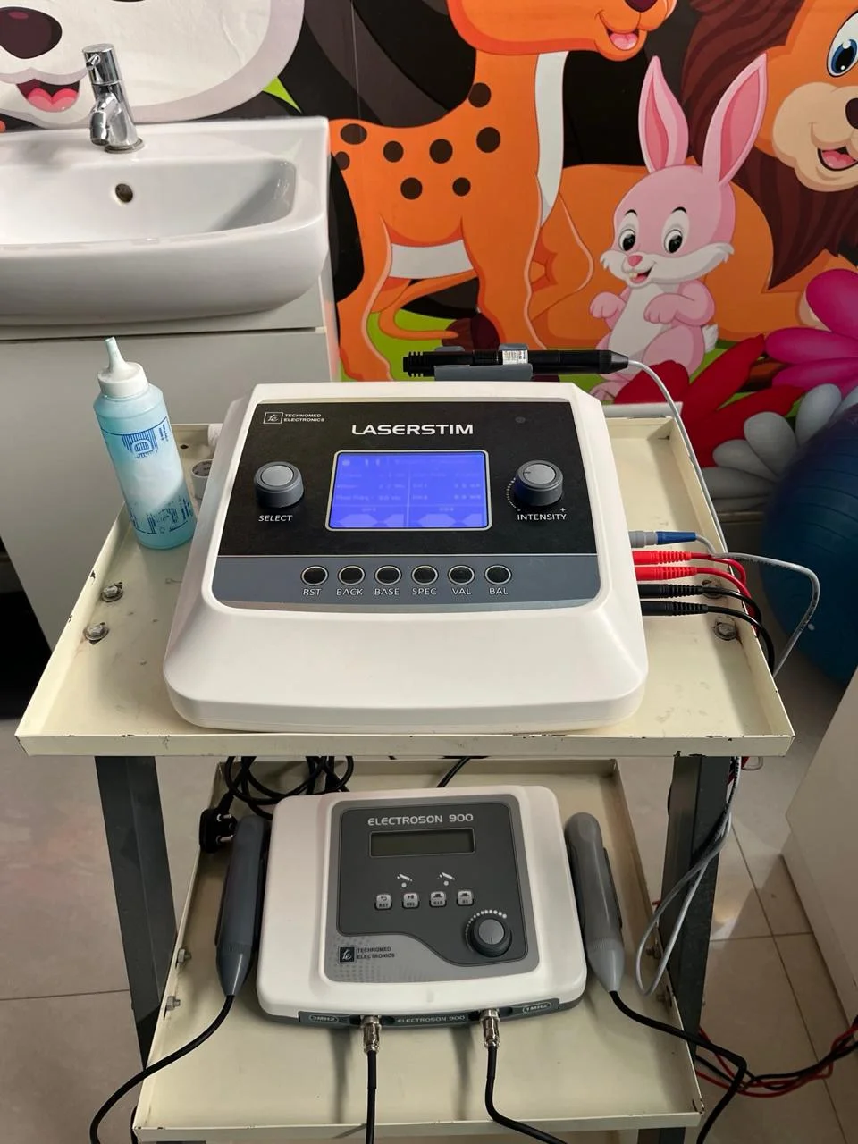 Advanced LaserStim and Electroson 900 electrotherapy equipment